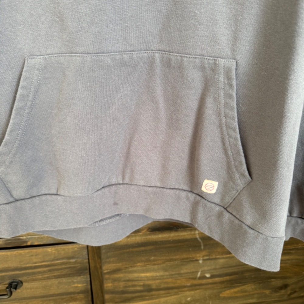 GUC Marine Layer Signature Fleece Graphic Popover Hoodie, Sz Large - Picture 4 of 7